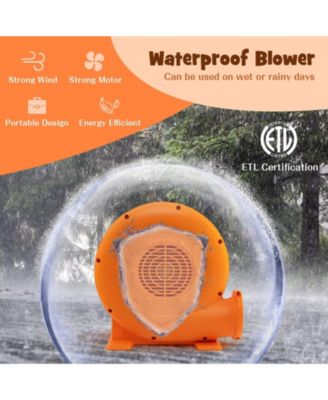 380W Air Blower (0.5HP) for Inflatables with 25 feet Wire and GFCI Plug