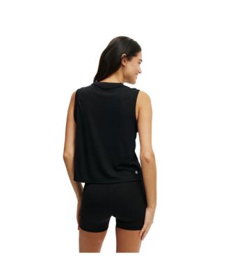 Хлопковая женская майка Active Rib Muscle Tank