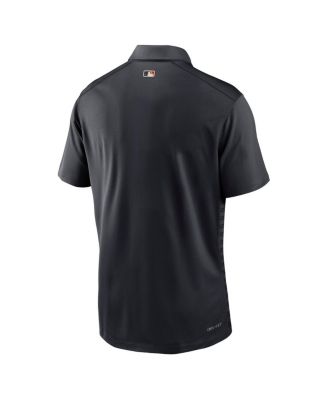 Men's Black Texas Rangers Authentic Collection City Connect Victory Performance Polo Shirt