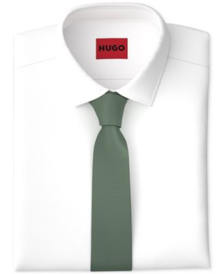 Мужской шелковый галстук HUGO by Hugo Boss из смесовой ткани