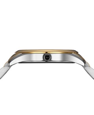 Women's Swiss Classic R Diamond Accent Two-Tone Stainless Steel Bracelet Watch 30mm