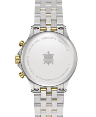 Men's Swiss Chronograph DS-8 Two-Tone Stainless Steel Bracelet Watch 41mm