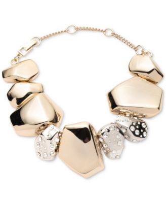 Модный гибкий браслет Givenchy с двухцветным Паве в виде самородка 