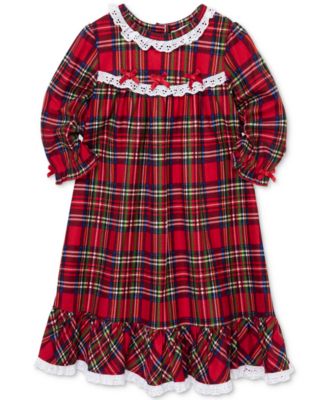 Baby Girls Plaid Nightgown