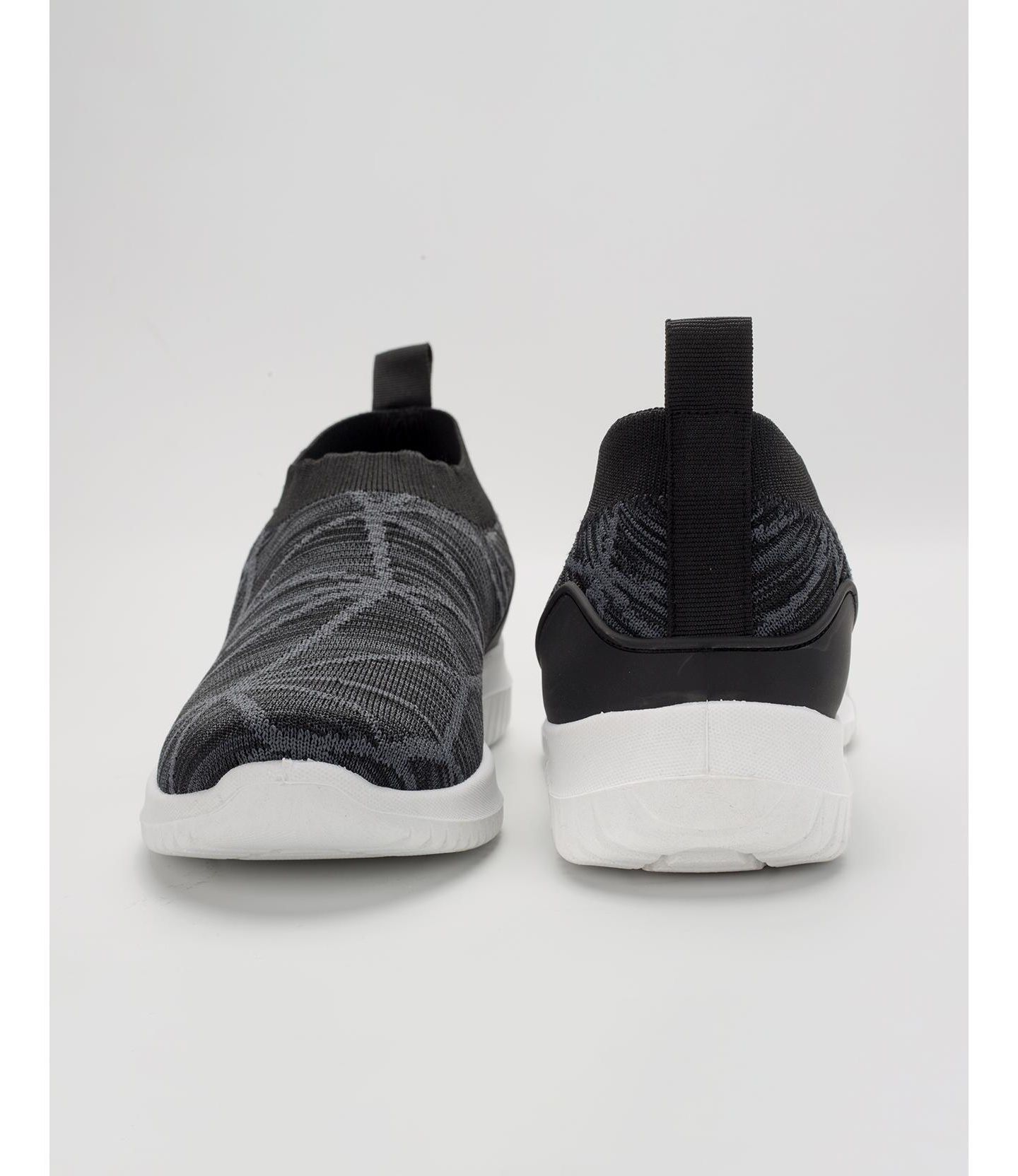 Женские кроссовки Mio Marino Casual Slip On Sneakers with Breathable Mesh, цвет: Чёрный — фото 8