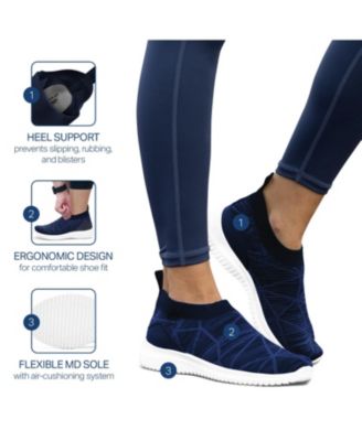 Women's Casual Slip On Sneakers with Breathable Mesh