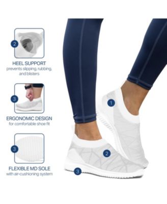 Women's Casual Slip On Sneakers with Breathable Mesh