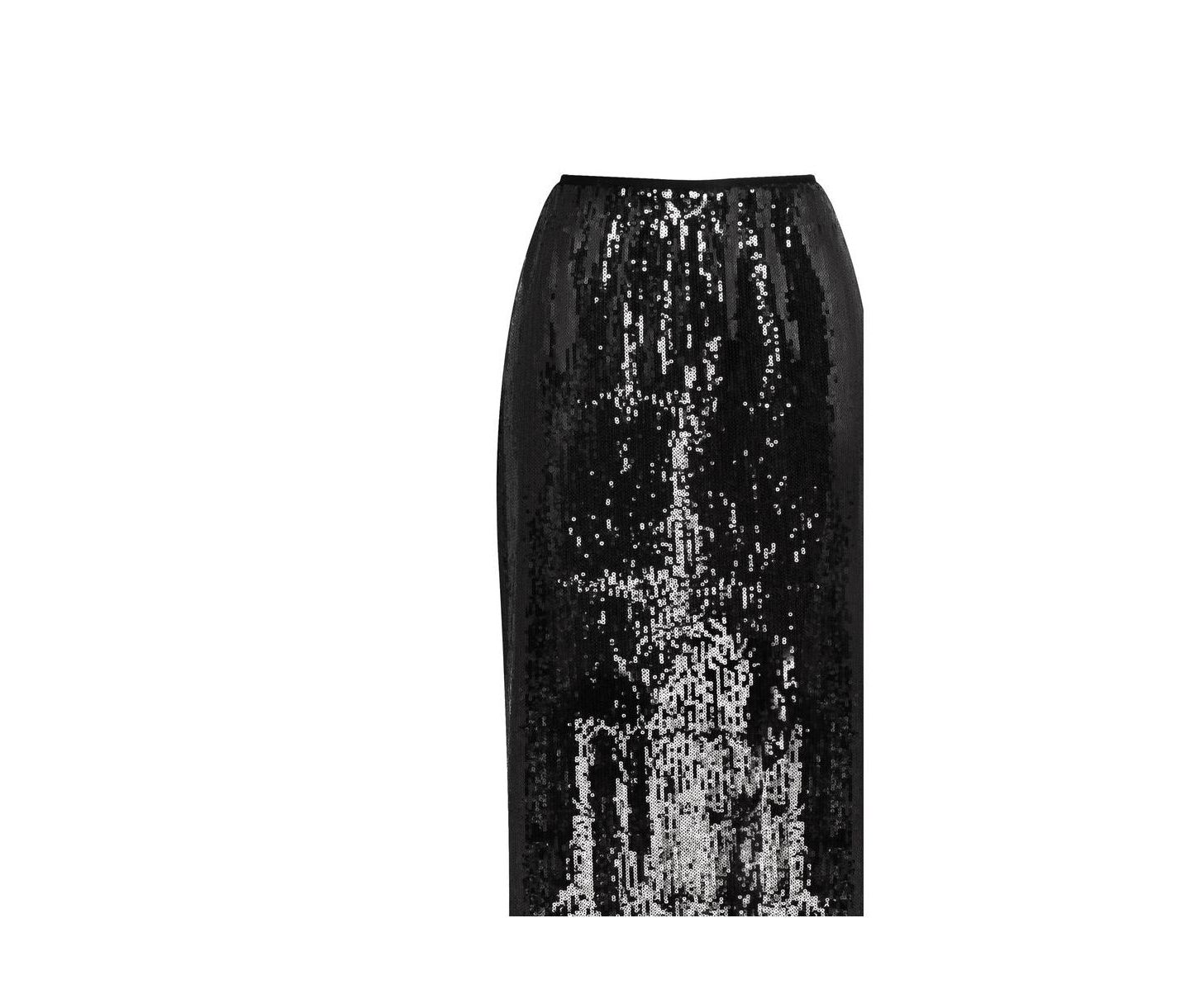 Женская юбка Milla Dramatic fitted sequined maxi, цвет: Чёрный — фото 6