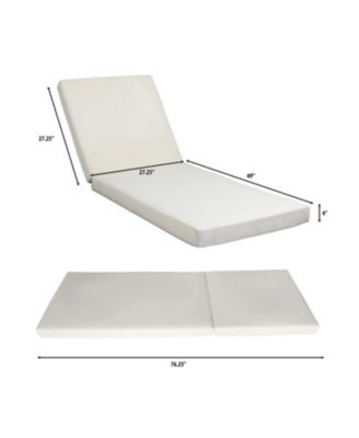 Premium Waterproof Outdoor Hammock Cushion with Hook and Loop Ties