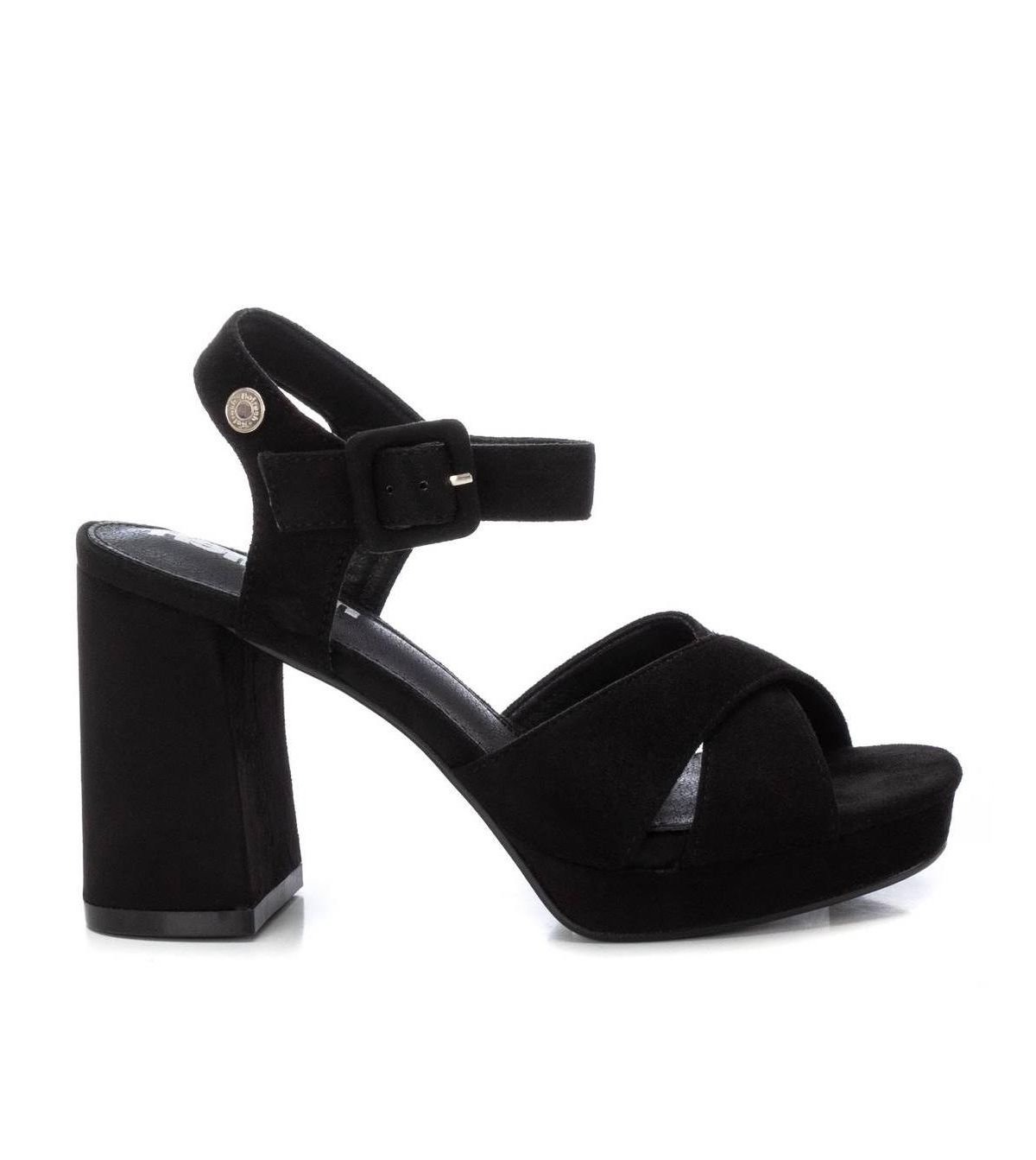 Women's High Heel Ankle Strap Sandals Refresh By Xti - Beige