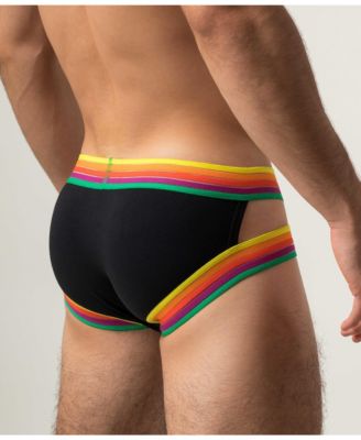 Короткая мужская сумка-кобура RAINBOW RUSH с круглым вырезом