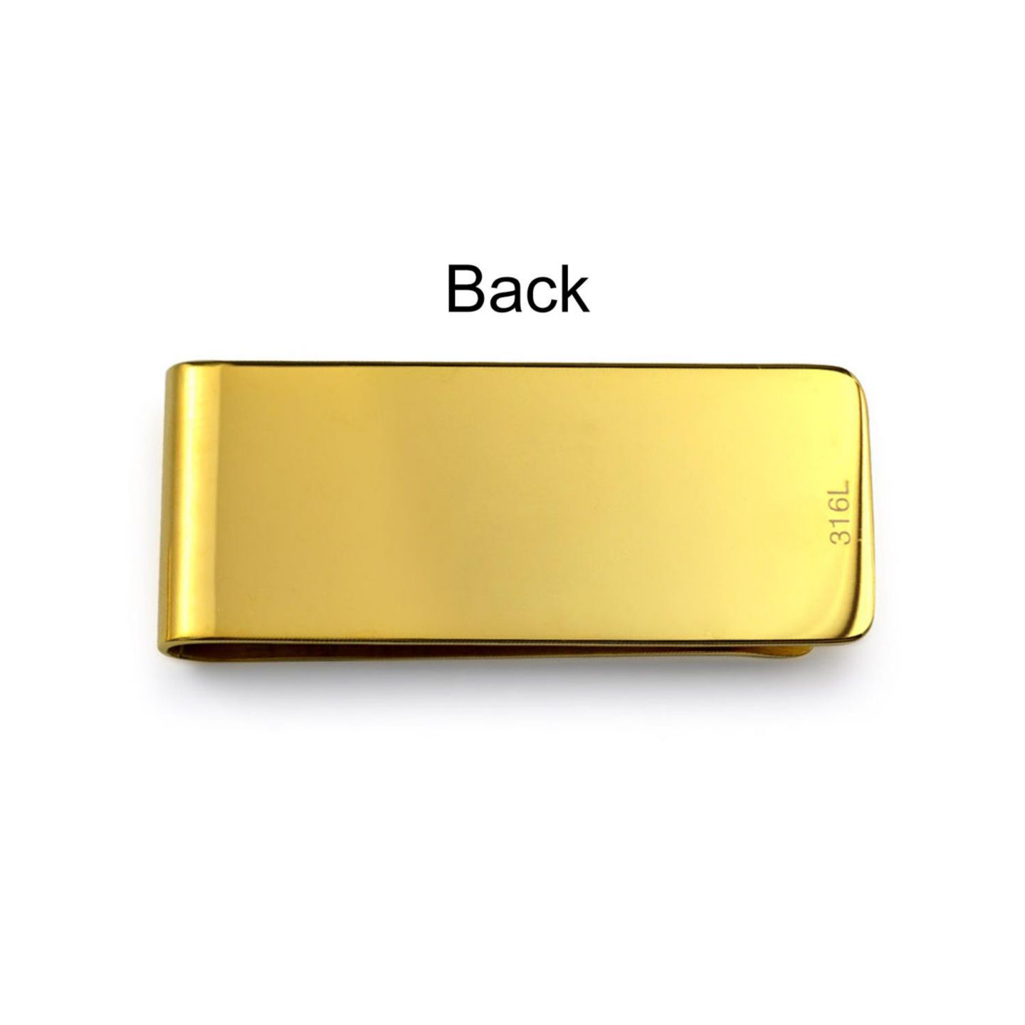 Женские сумки Bling Jewelry Money Clip Card Holder Stainless Steel 2-Piece Set, цвет: Золотой серебряный — фото 2