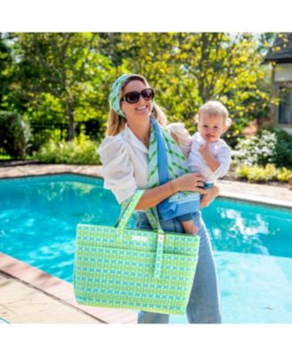 Patterned Quilted Tote Bag