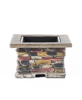 Stonewall 28" Square Fire Pit: Warmth And Style For Your Backyard