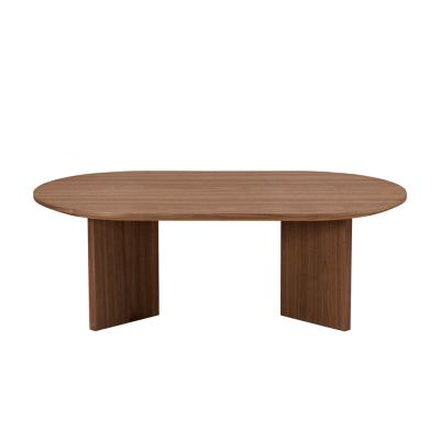 Streamdale Modern 39" Oval Coffee Table with Sturdy Base