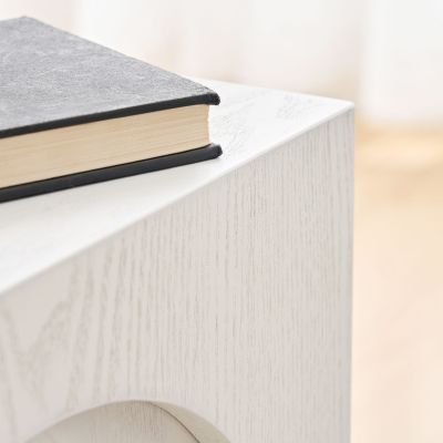 15.74" Square Side Table Small Coffee Table Accent Table Bedside Table for Living Room Bedroom