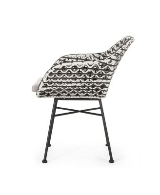 Streamdale Modern Woven Club Chair Minimalist Elegance For Outdoor Spaces