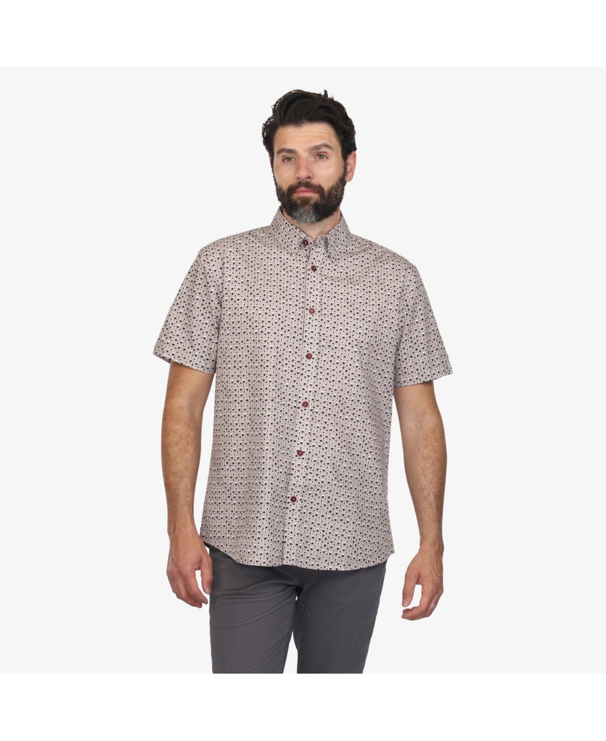 Men's The Uptown Button-Down Shirt - Medium beige