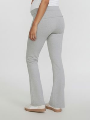 Women's Roll Over Waistband Flare Legging - Motherhood Maternity