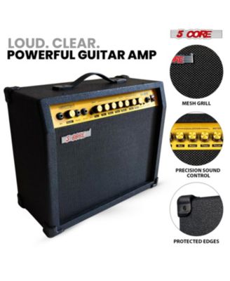 Guitar Amp 80 Watt Electric Amplifier w Built in 10" Speaker Portable Mini Practice Amps