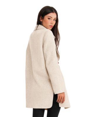 Belle & Bloom Women's Ex-Boyfriend Wool Blend Oversized Jacket