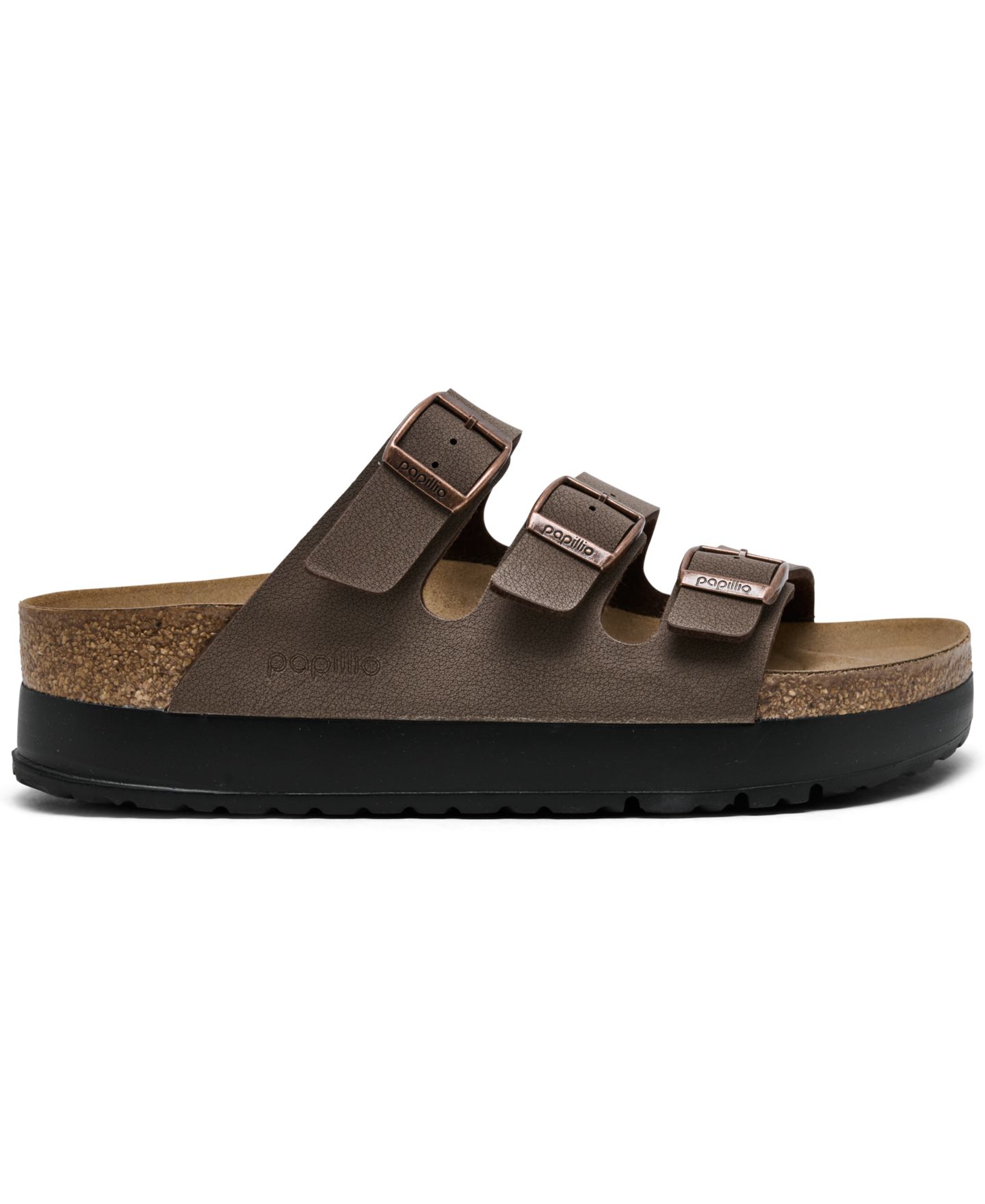 Женские сандалии Birkenstock Florida Flex Birko-Flor Platform, цвет: Мокко — фото 2