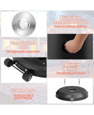 50000 BTU Propane Patio Heater with Round Table Design