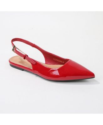 Caitriona Pointed Toe Slingback Flats