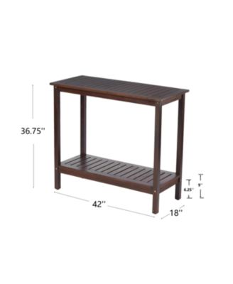 Streamdale Acacia Console Potting Table
