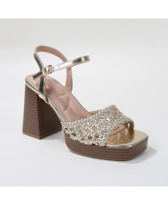 Hudson Woven Platform Sandal