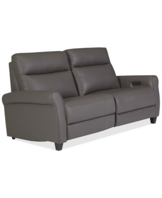 Thandler 2-Pc. Leather Sofa with 2 Power Recliners, Exclusively at Macy's