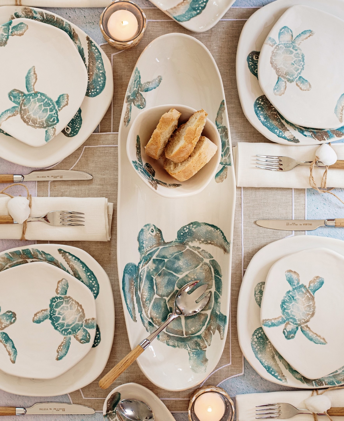 Vietri Tartaruga Long Oval Platter