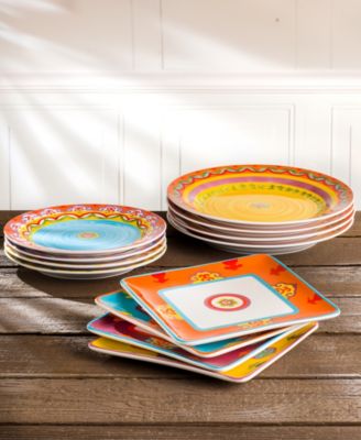 Galicia Canape Plates, Set of 4