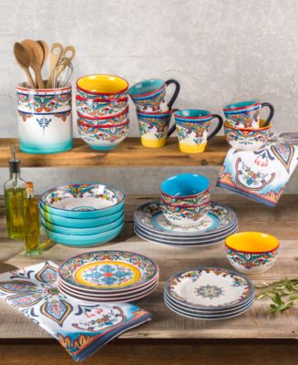 Euro Ceramica Zanzibar Dinnerware Collection - Macy's