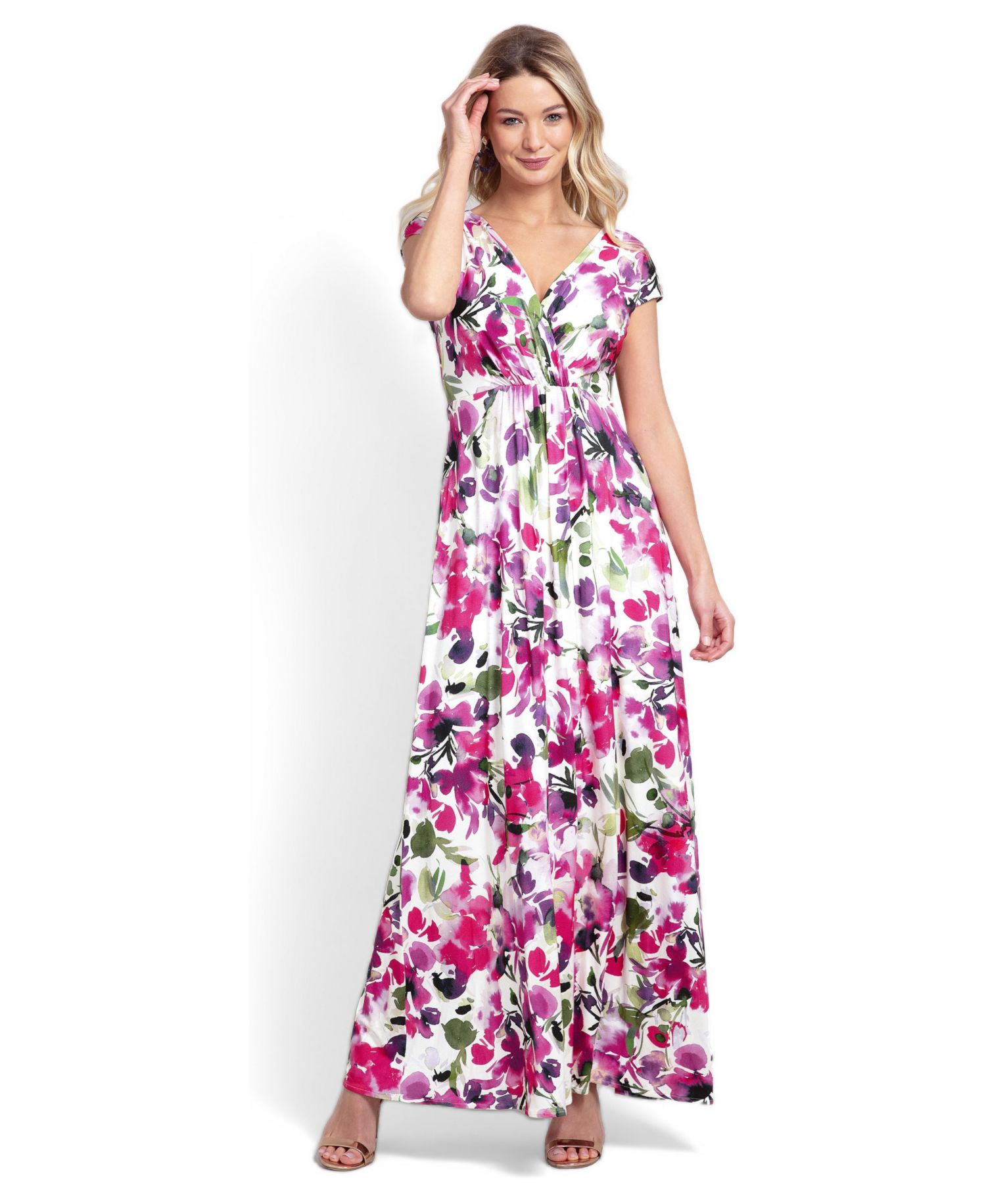 Women's Sophia Short Sleeve Maxi Dress