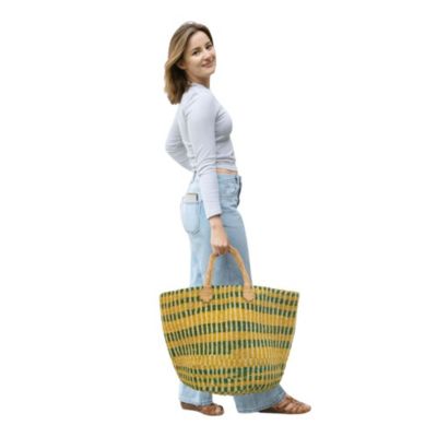 Citrus Large Handmade Sisal Sustainable Basket Tote
