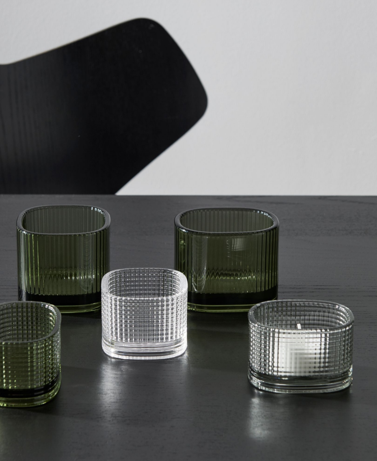 Orrefors Magica Super Circle Small Glass Votive Holder