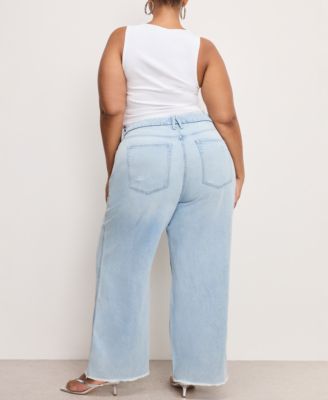 Women's Weightless Good Skate Cropped Wide-Leg Jeans, Regular & Plus Size