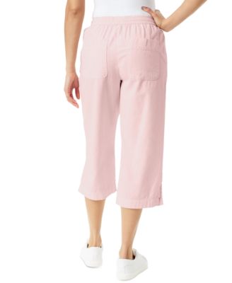 Women's Blaine Pull-On Cotton Cropped Pants