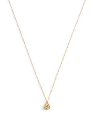 Signature Quilted Heart Pendant Necklace