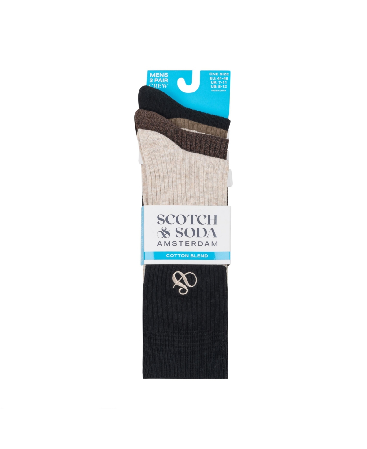 Scotch & Soda 3-pack Crew Socks In Multi