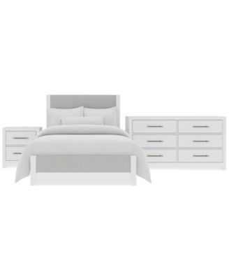 CLOSEOUT! Catriona 3pc Bedroom Set (Full Upholstered Bed, Dresser & 2-Drawer Nightstand), Created for Macy's