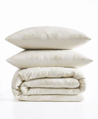 Textured Checkered 3-Pc. Comforter Set, King