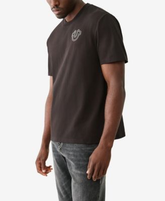 Мужская футболка True Religion с коротким рукавом и пышной строчкой