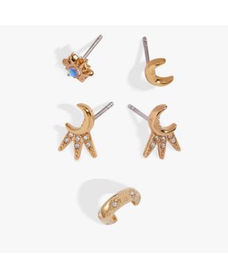 Sun & Moon Earring Set