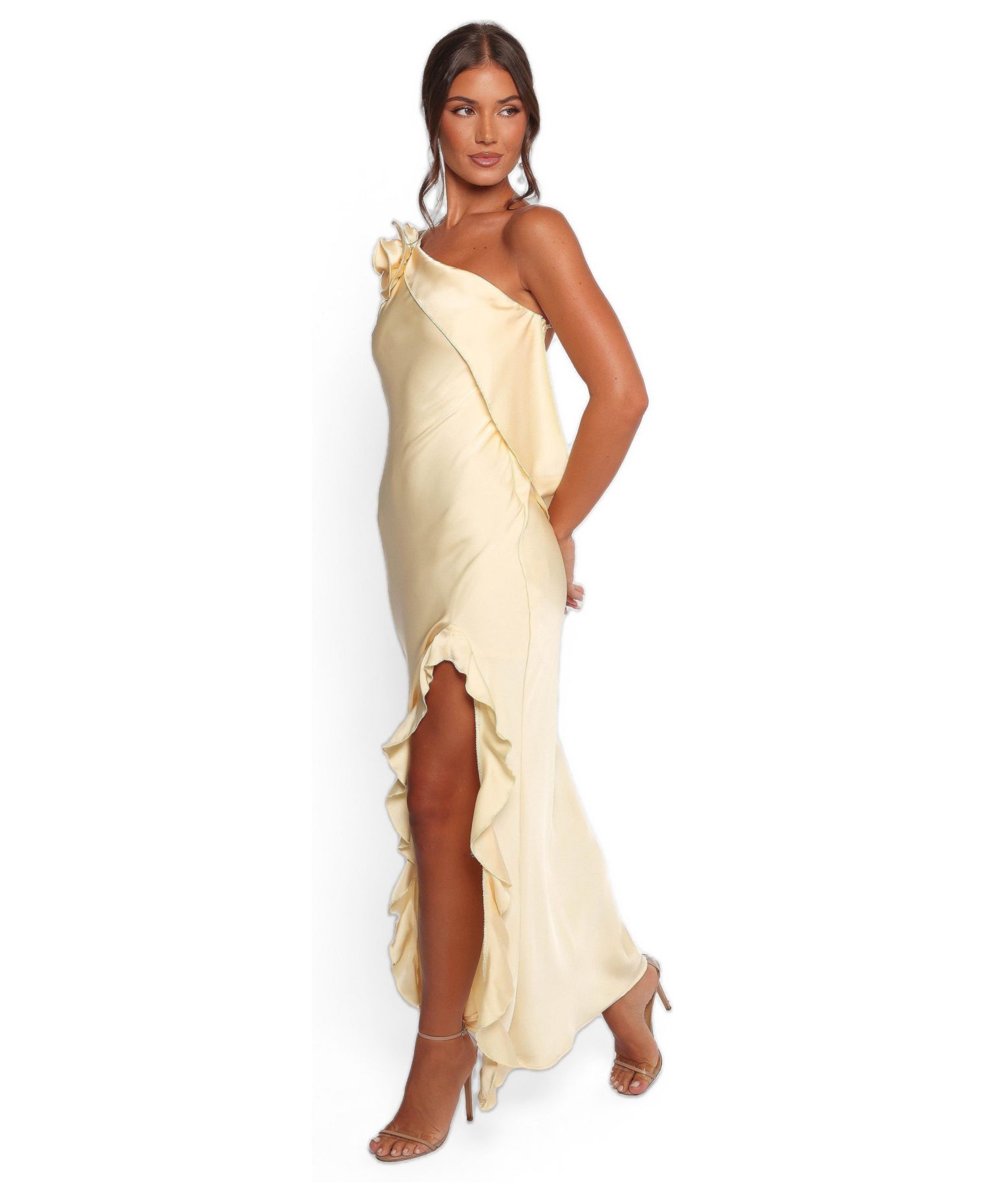 Women's Aila Rosette One Shoulder Dress