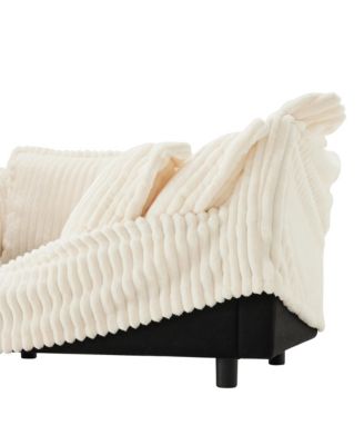 Upholstered Armchair with Ottoman (Set of 2)