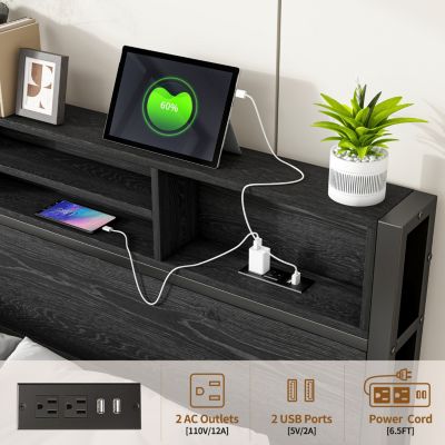 Full Size Bed Frame with Storage