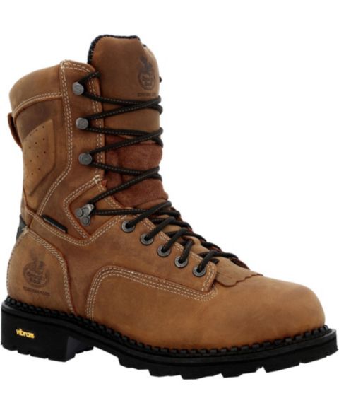 Мужские ботинки GEORGIA BOOT Comfort Core Waterproof Low Heel Logger Work Boot, цвет: Crazy Horse