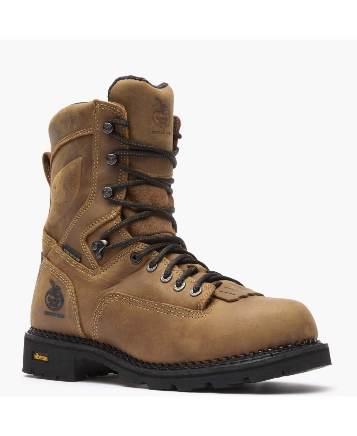 Men's Comfort Core Waterproof Low Heel Logger Work Boot